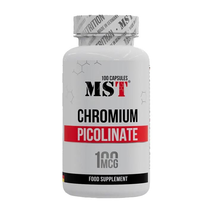Хром пиколинат MST Chromium Picolinate 100 mcg 100 капс.