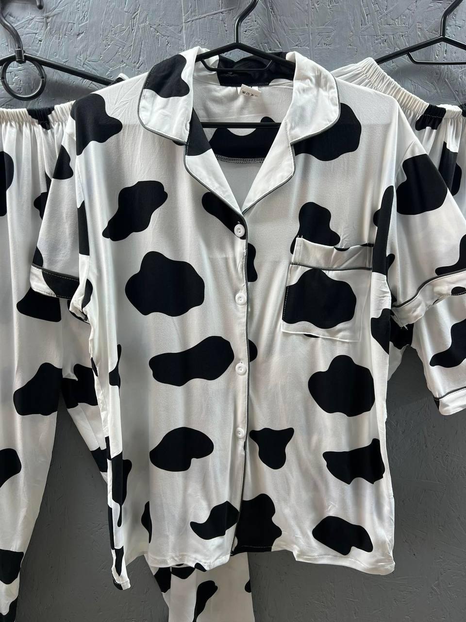 Пижама женский хлопок спандекс M Белый (Д-aur-pizham-005-02) - фото 2 Пижама женский хлопок спандекс M Белый (Д-aur-pizham-005-02) - фото 2