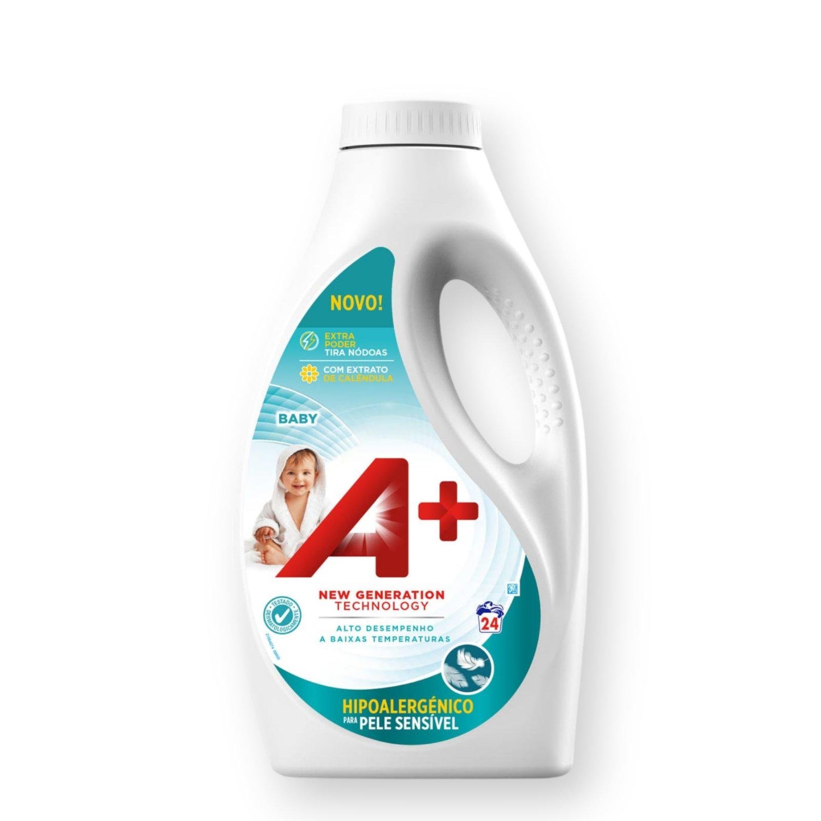 Гель для стирки A+ Baby для детского белья 24 стирок 1,2 л