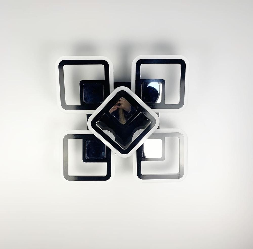 Светильник потолочный LED с эффектом бесконечности Черный (A 2720/4+1S) Светильник потолочный LED с эффектом бесконечности Черный (A 2720/4+1S)