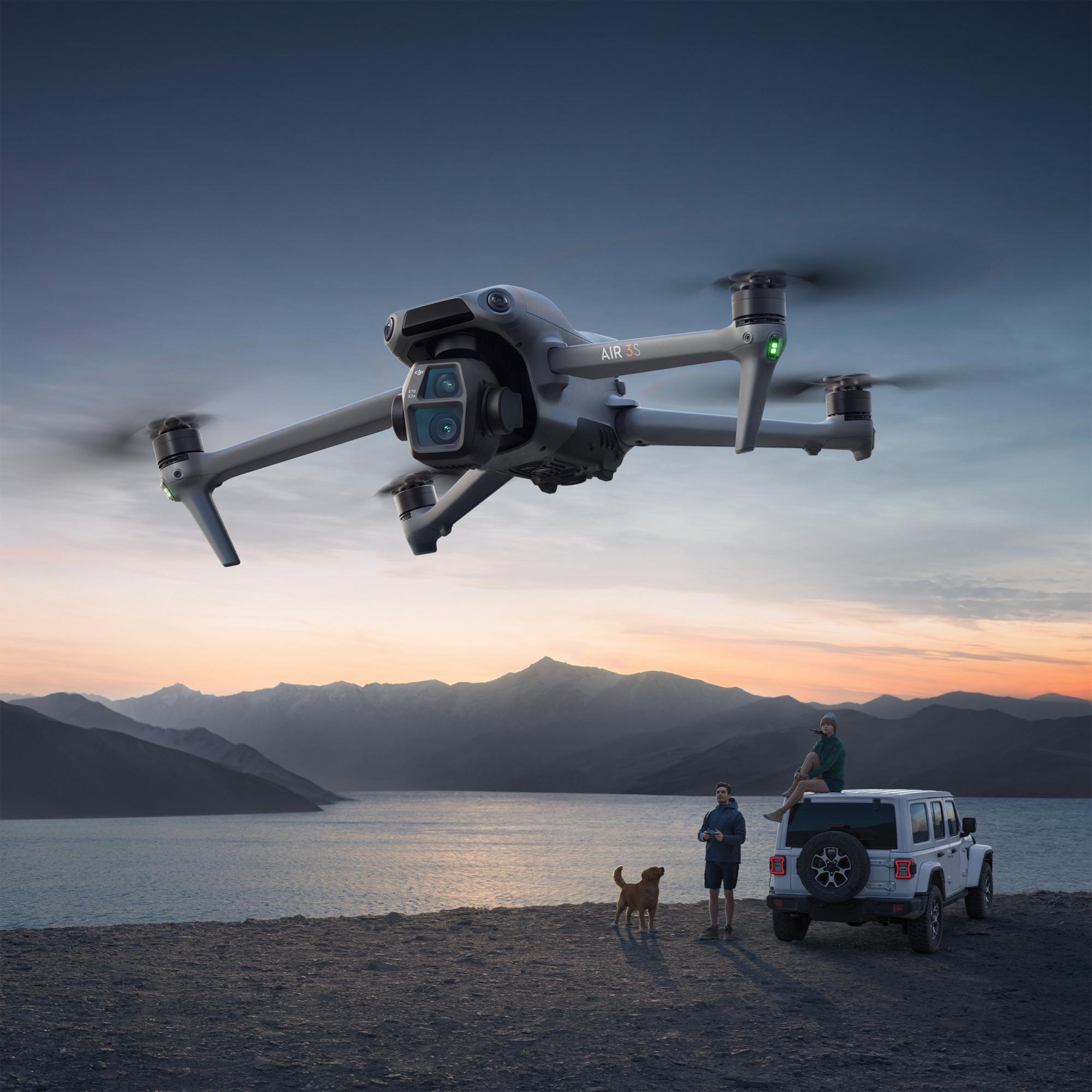 Квадрокоптер DJI Air 3S Fly More Combo с RC-N3 (CP.MA.00000815.01,CP.MA.00000815.02) - фото 7