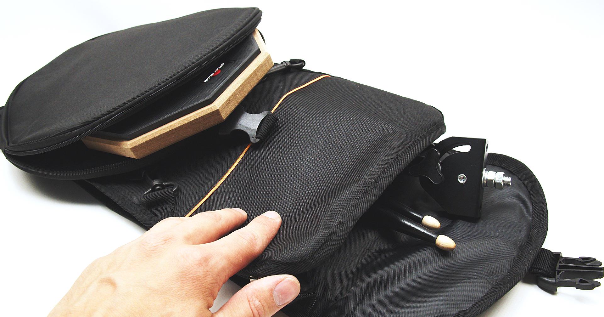 Комплект тренировочный пед со стойкой палочками и чехлом для барабанщика 30 см Gray - фото 11 Комплект тренировочный пед со стойкой палочками и чехлом для барабанщика 30 см Gray - фото 11