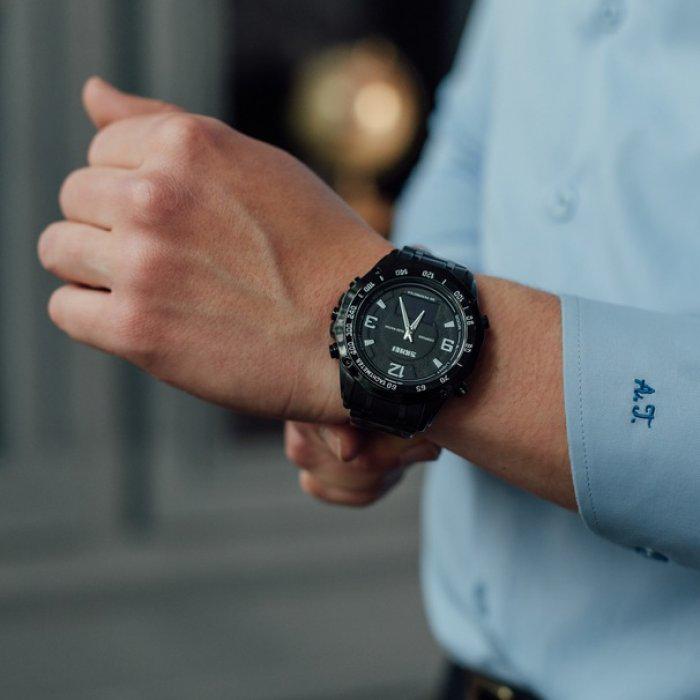 Годинники чоловічі Skmei KOMPASS PRO Black (1465_bestNM) - фото 3 Годинники чоловічі Skmei KOMPASS PRO Black (1465_bestNM) - фото 3