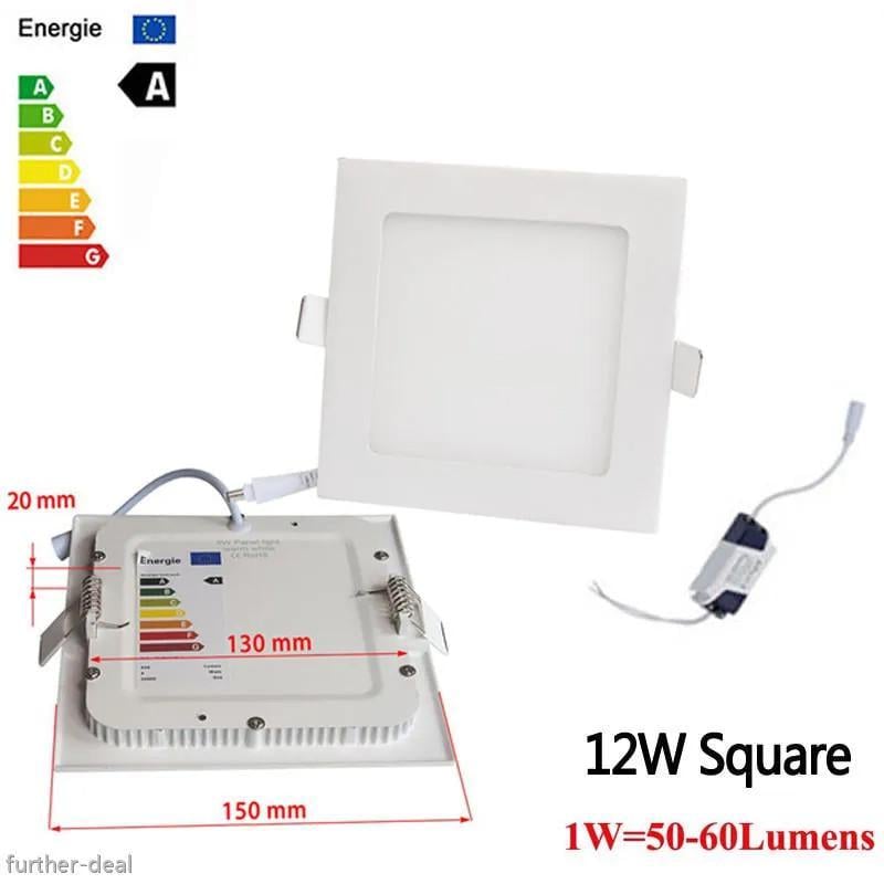 Світильник LED Lumina настінний вбудований квадратний 12W 16 см Тепле денне світло (NL02) - фото 2 Світильник LED Lumina настінний вбудований квадратний 12W 16 см Тепле денне світло (NL02) - фото 2