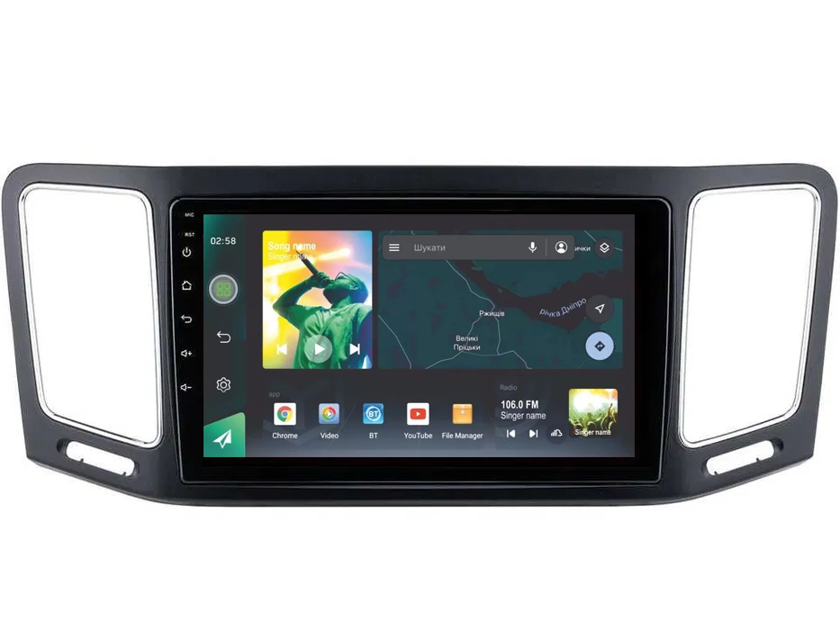 Автомагнитола штатная Sigma X10464 10 4/64 GB для Volkswagen Sharan. Seat. Alhambra 2010/10" (AR-72412)