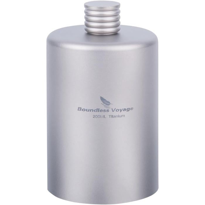 Кружка для кемпинга Boundless Voyage Titanium Hip Flask 200 мл