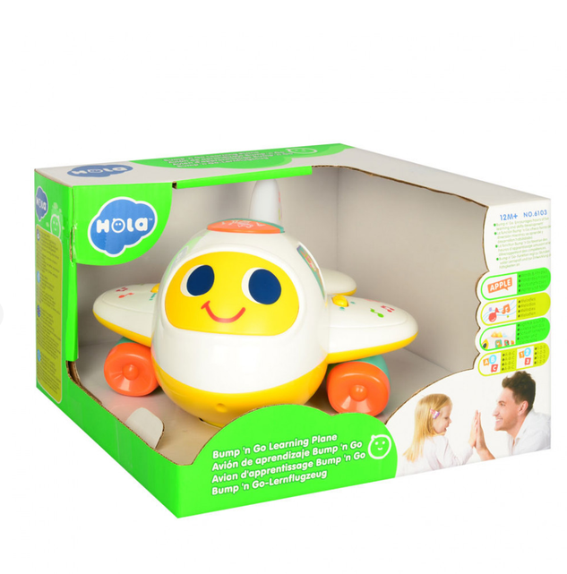 Самолет детский музыкальный Hola 6103 с регулировкой громкости Самолет детский музыкальный Hola 6103 с регулировкой громкости