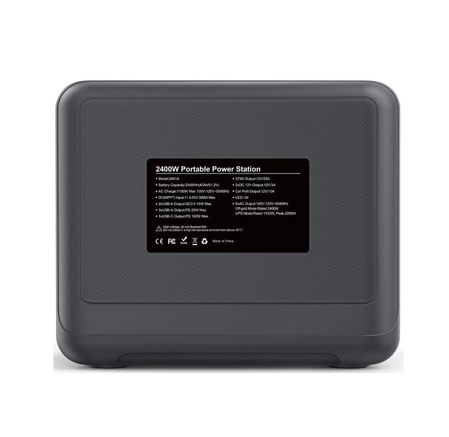 Зарядная станция EcoPlay EP2400 2400W 2048Wh - фото 4