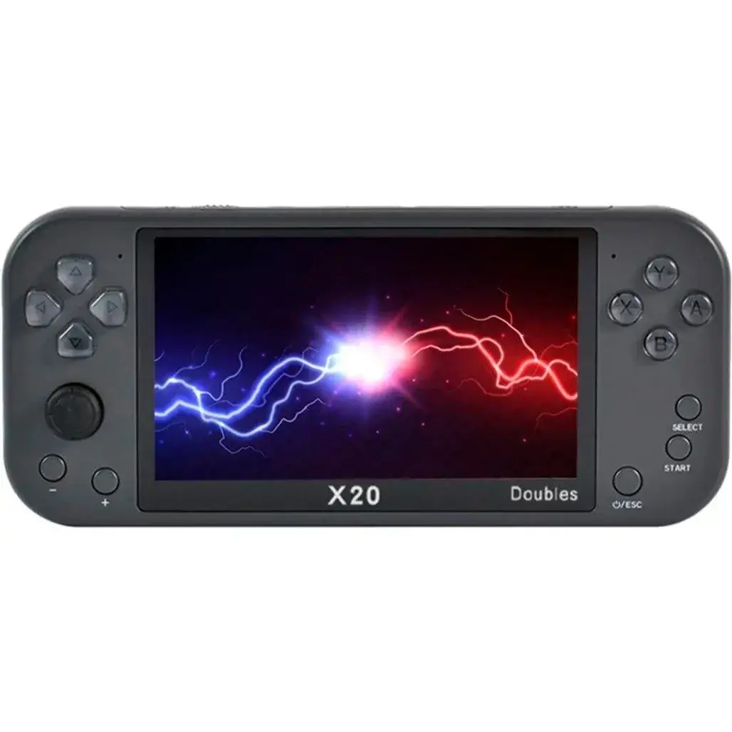 Игровая консоль портативная Intex Data Frog X20 Doubles Grey