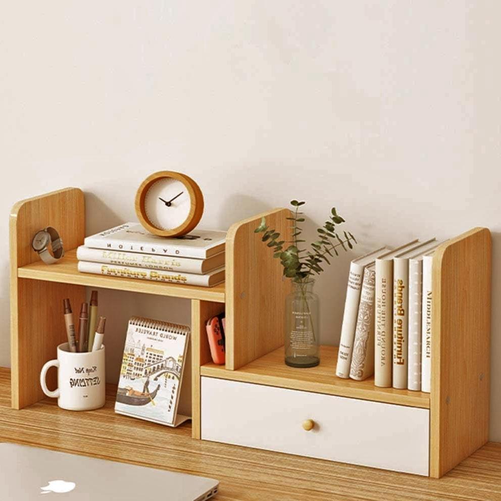 Полка книжная настольная из дерева Фиестава Карри (КПА-040903)