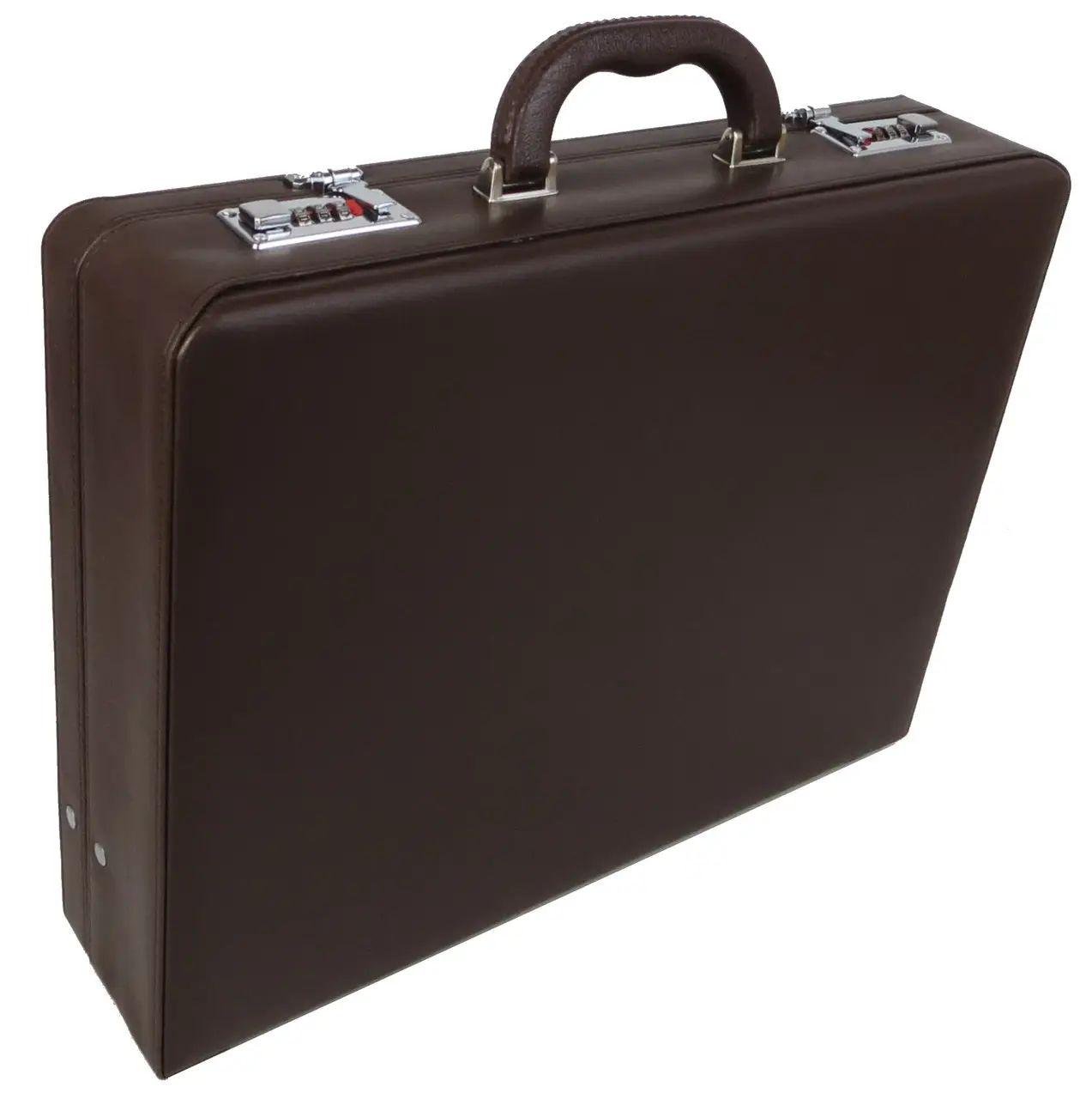 Дипломат чоловічий Portfolio екошкіра Коричневий (S1645450) - фото 4 Дипломат чоловічий Portfolio екошкіра Коричневий (S1645450) - фото 4