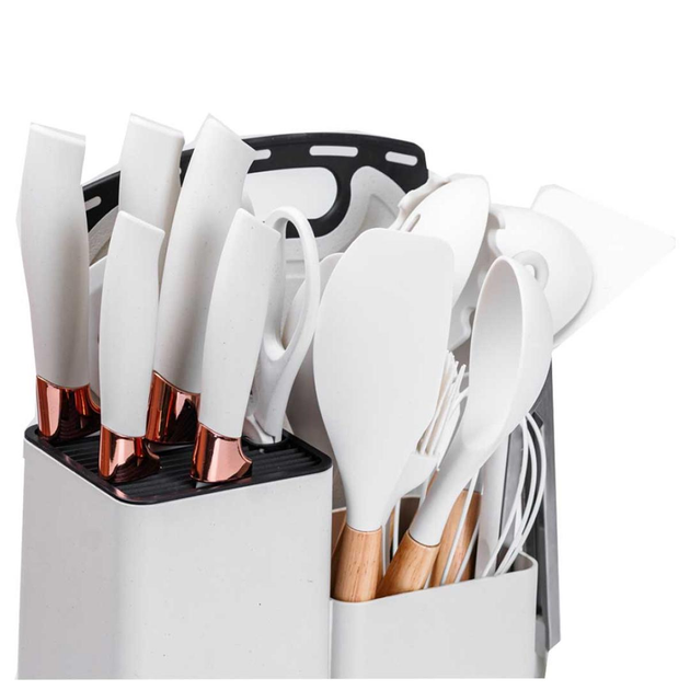 Набір кухонного приладдя Kitchenware Set 19 предметів Білий - фото 7 Набір кухонного приладдя Kitchenware Set 19 предметів Білий - фото 7