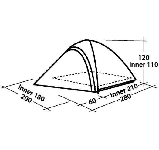 Палатка Easy Camp Meteor 300 (1046-120291) - фото 3