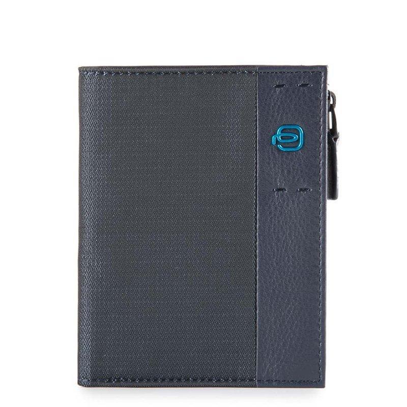 Портмоне Piquadro PULSE на молнии ChevBlue (PU4526P16_CHEVBLU)