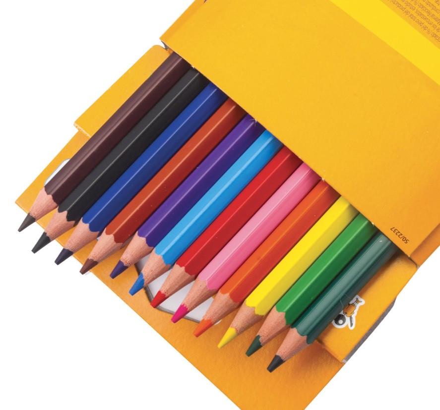 Олівці кольорові BIC Kids Evolution 12 шт. (2702847289) - фото 3 Олівці кольорові BIC Kids Evolution 12 шт. (2702847289) - фото 3