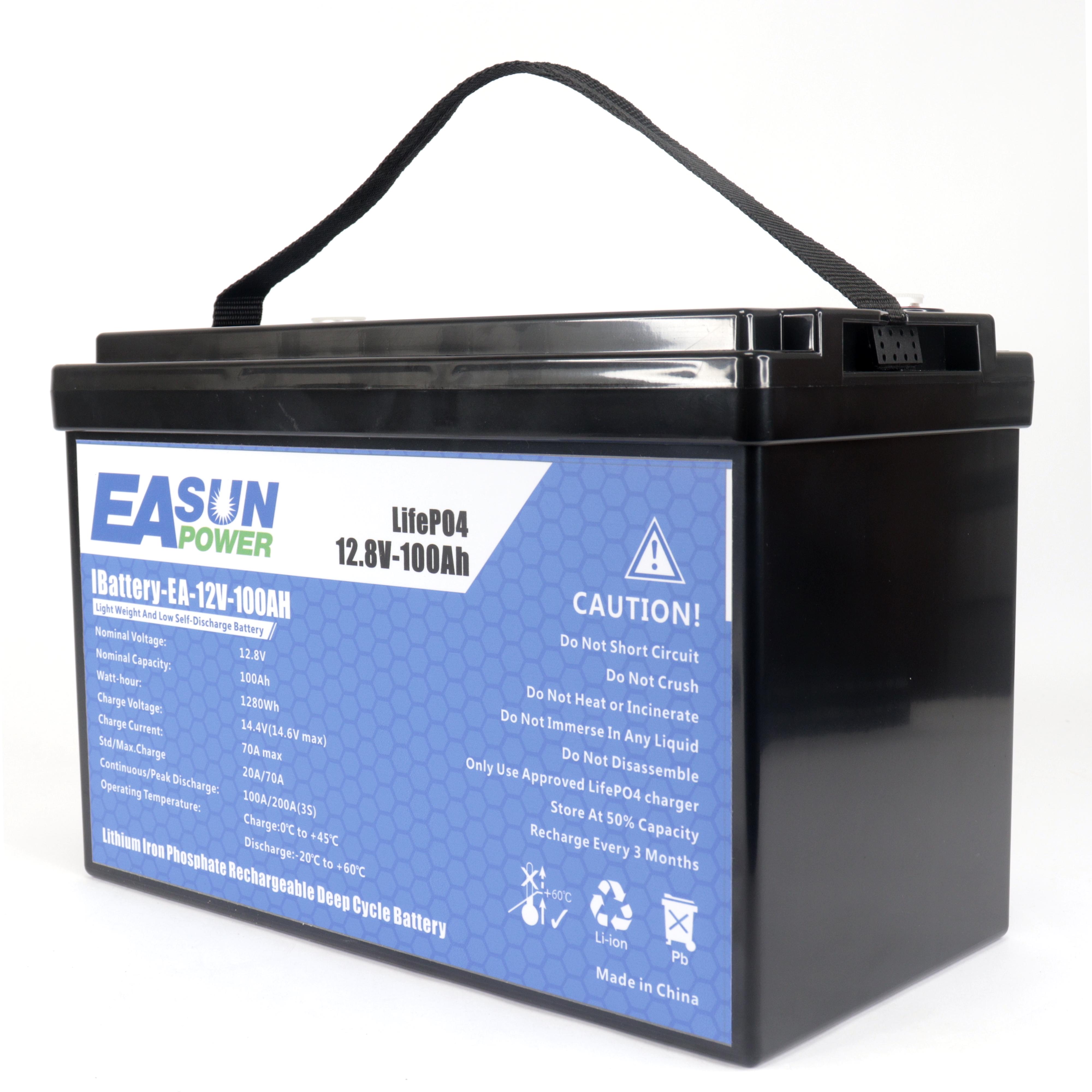 Аккумулятор EASun Power LiFePO4 12,8V 100Ah IBattery EA-12V-100AH (060103)