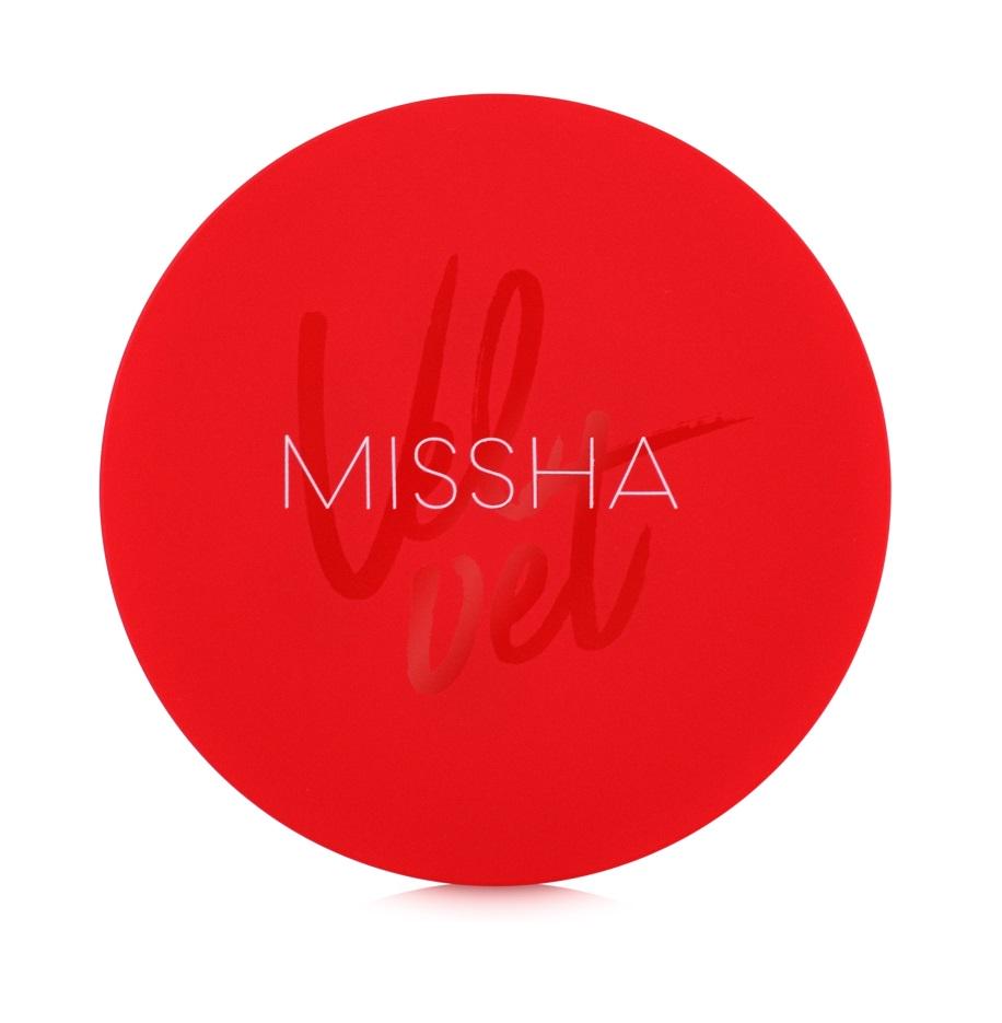 Тональний кушон для обличчя з матовим фінішем MISSHA Velvet Finish Cushion SPF50+/PA+++ №21 15 мл (8809581452558)