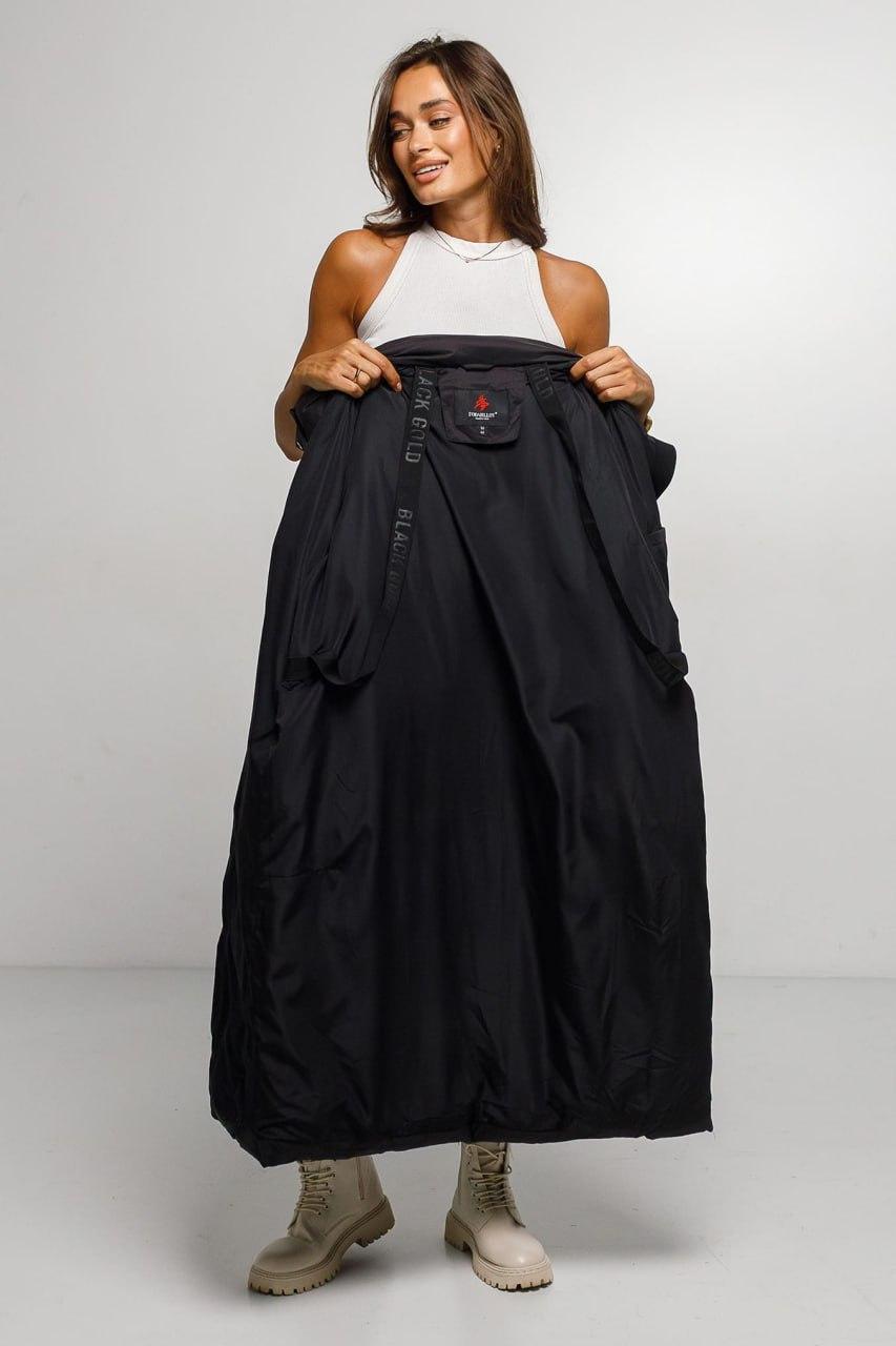 Куртка-пуховик жіноча M Чорний (23352/M) - фото 7 Куртка-пуховик жіноча M Чорний (23352/M) - фото 7