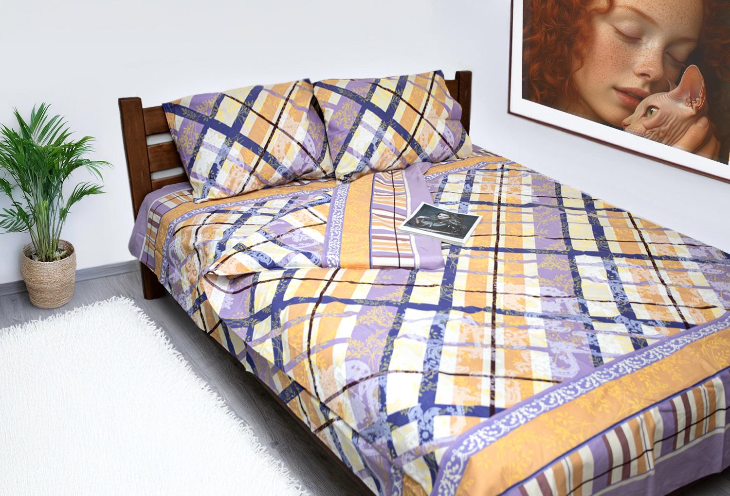 Комплект постельного белья Zastelli 13533 бязь двуспальный 175х210 см Разноцветный (14092)