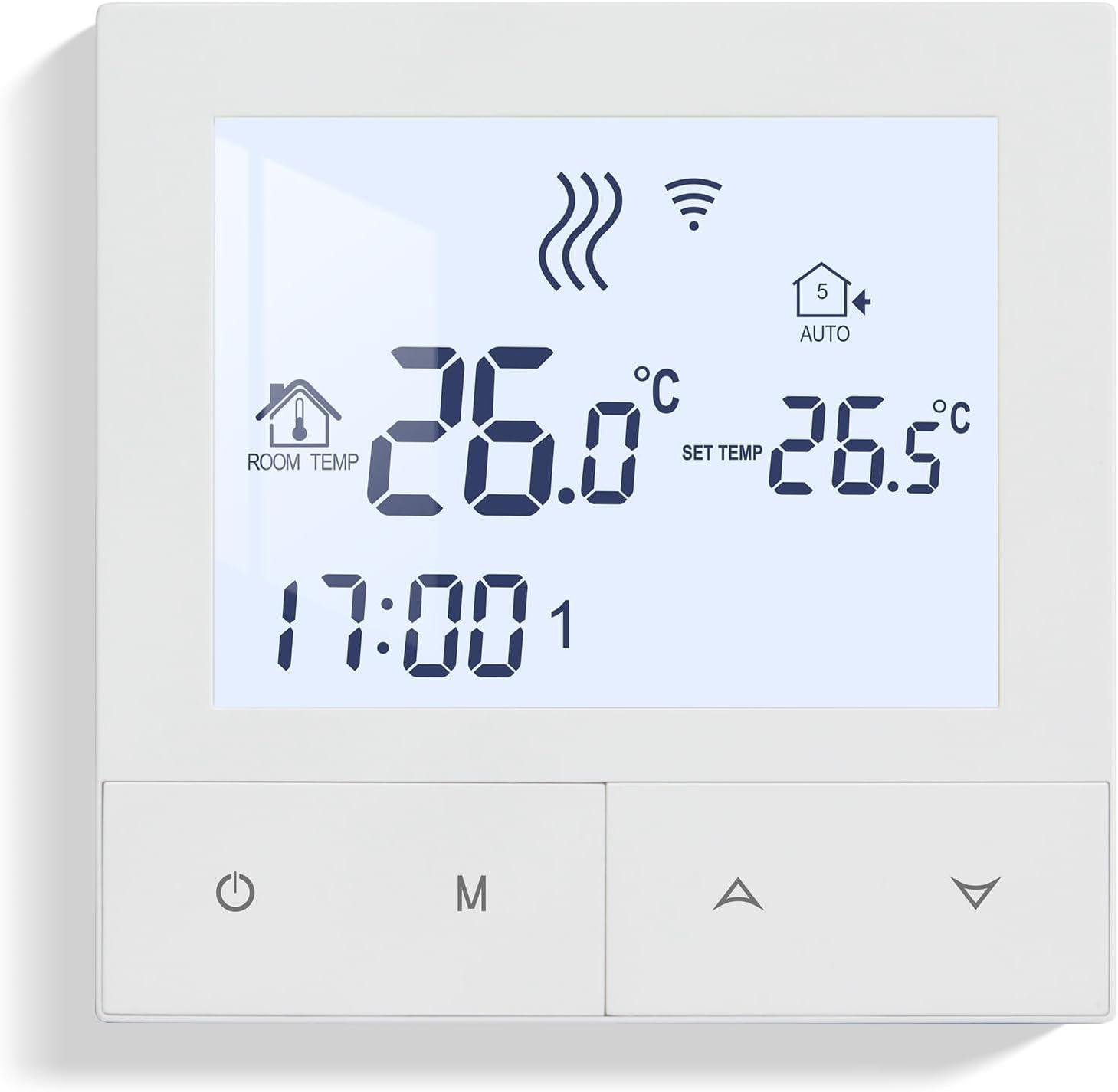 Термостат Wi-Fi умный BEOK TDS72-WIFI-WPB для котла и водяного пола (5/496)