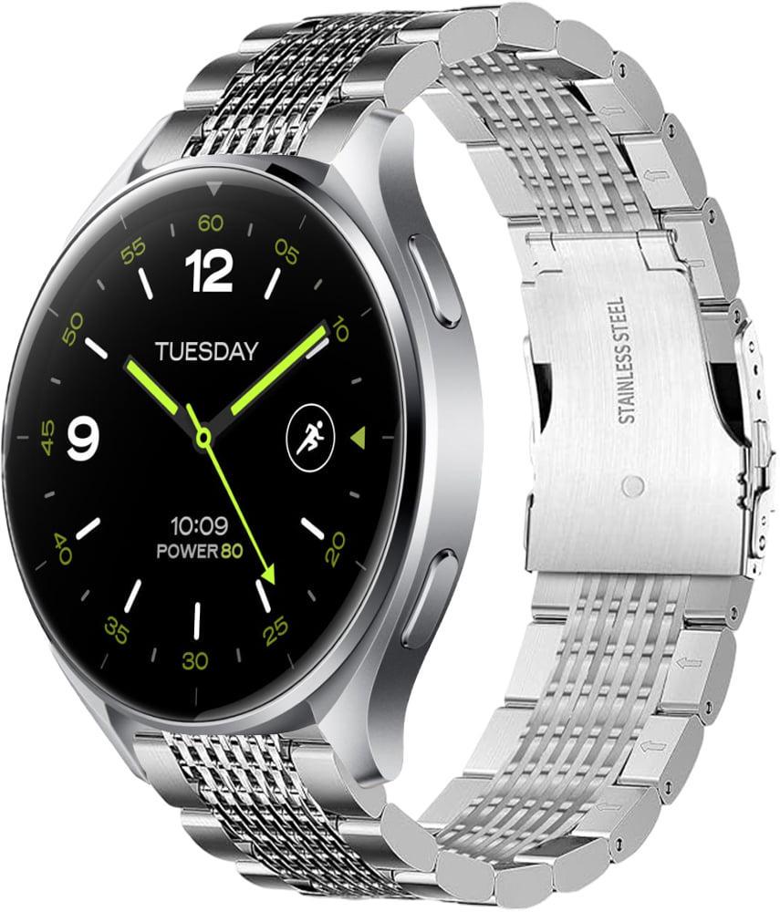 Ремешок металлический Gripix для Xiaomi Watch 2/2 Pro Silver (42033-59)