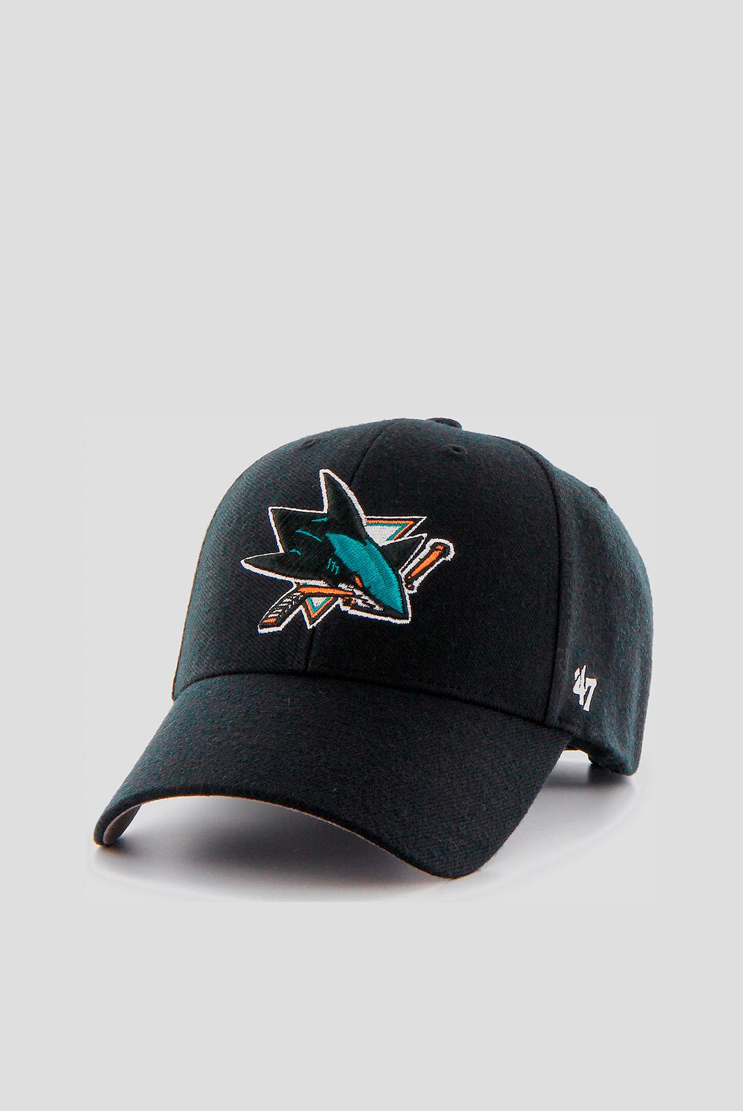 Кепка 47 Brand MVP NHL San Jose Sharks OSFA Черный (00000017752) - фото 1