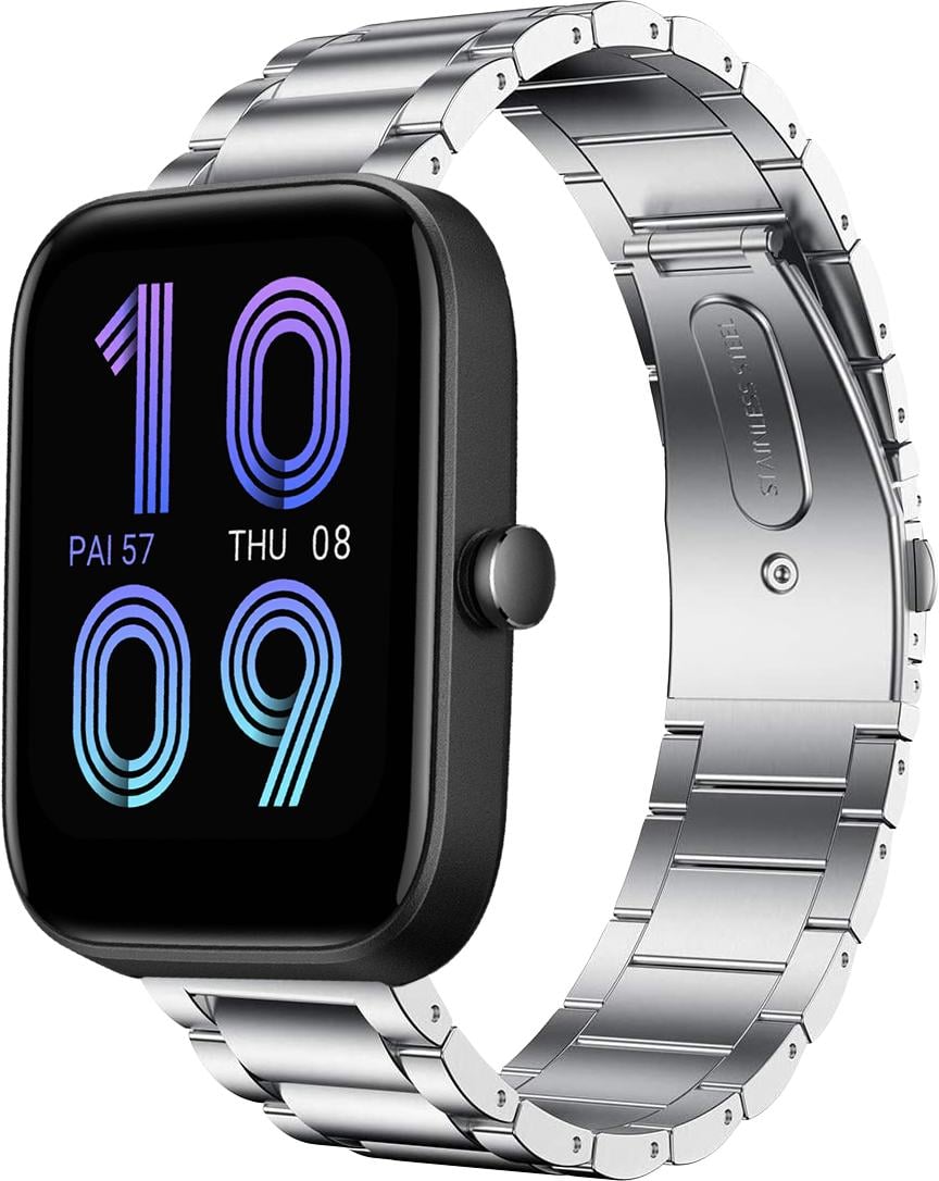 Браслет металлический Shape для Amazfit Bip 3 Silver (28057-59)