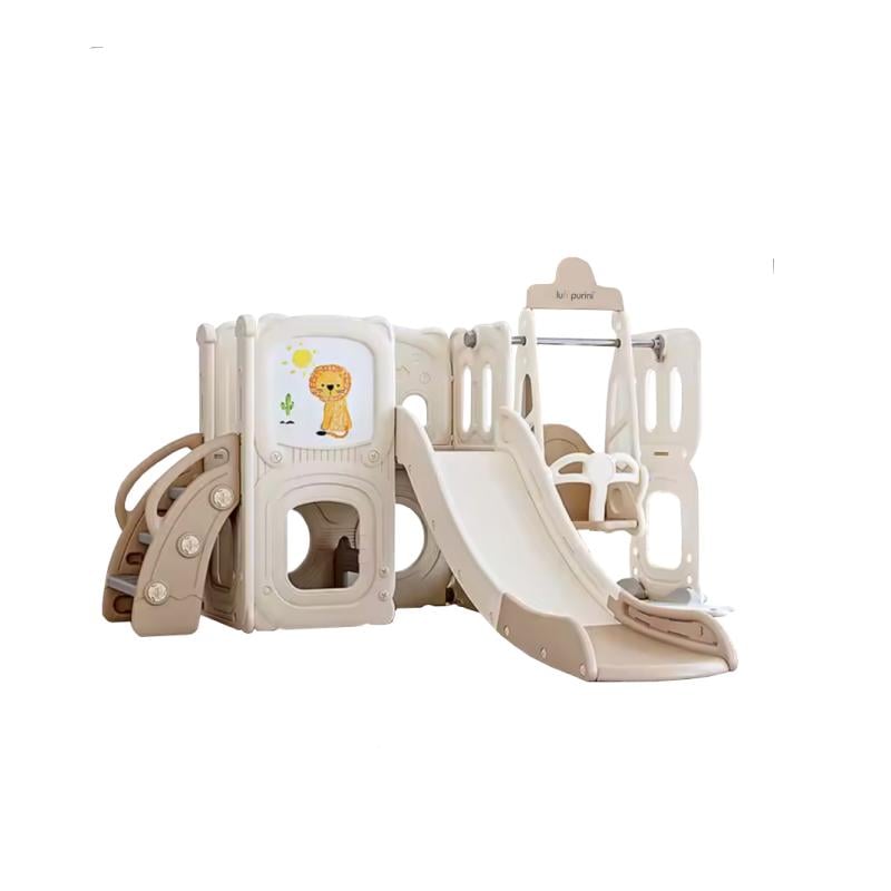 Детский игровой комплекс Lumpurini Bartolomea 4в1 горка с качелями и туннелем (5284eb83) - фото 2 Детский игровой комплекс Lumpurini Bartolomea 4в1 горка с качелями и туннелем (5284eb83) - фото 2