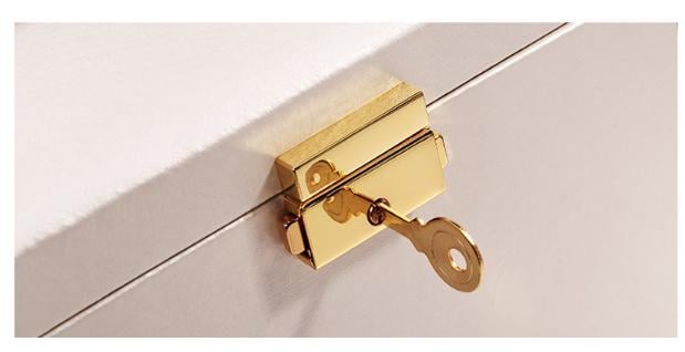 Шкатулка для украшений с зеркалом и ящичками 18х14х12.5 экокожа 12х12х5 см Белый (ШДД-13-4) - фото 4 Шкатулка для украшений с зеркалом и ящичками 18х14х12.5 экокожа 12х12х5 см Белый (ШДД-13-4) - фото 4