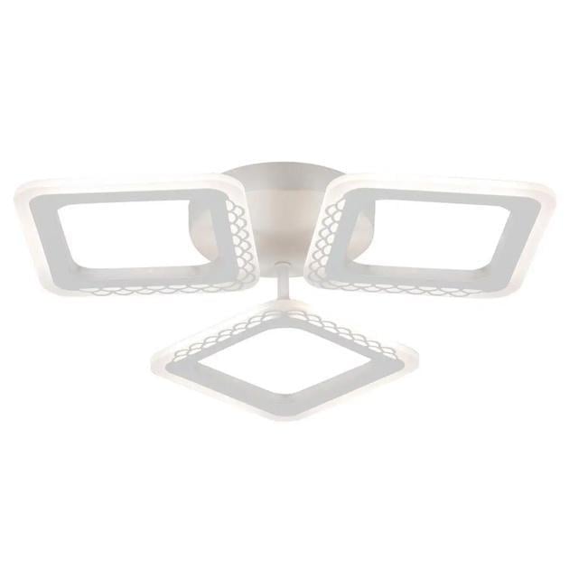 LED-люстра потолочная Valeso с пультом и металлическим креплением 3000/6500K IP20 G 2703/3 WT 54W Белый (28686255)