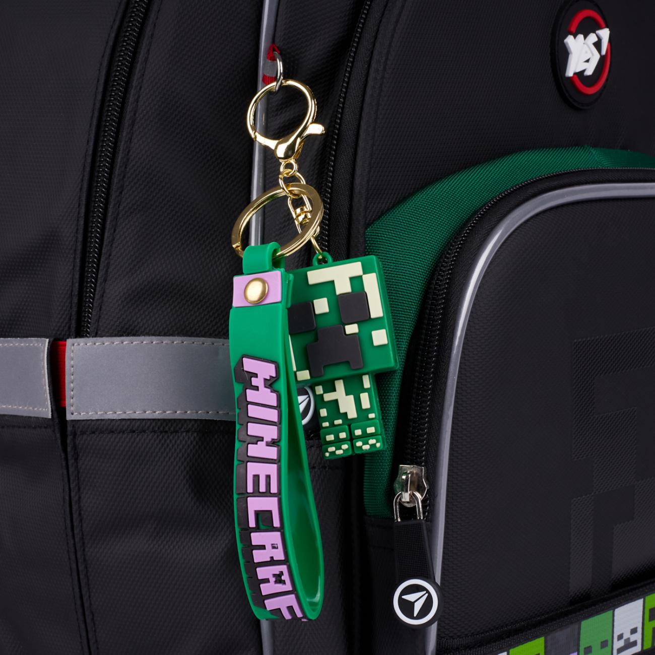 Школьный рюкзак YES S-91 Minecraft Game полукаркасный с ортопедической спинкой (559819/995087) - фото 12