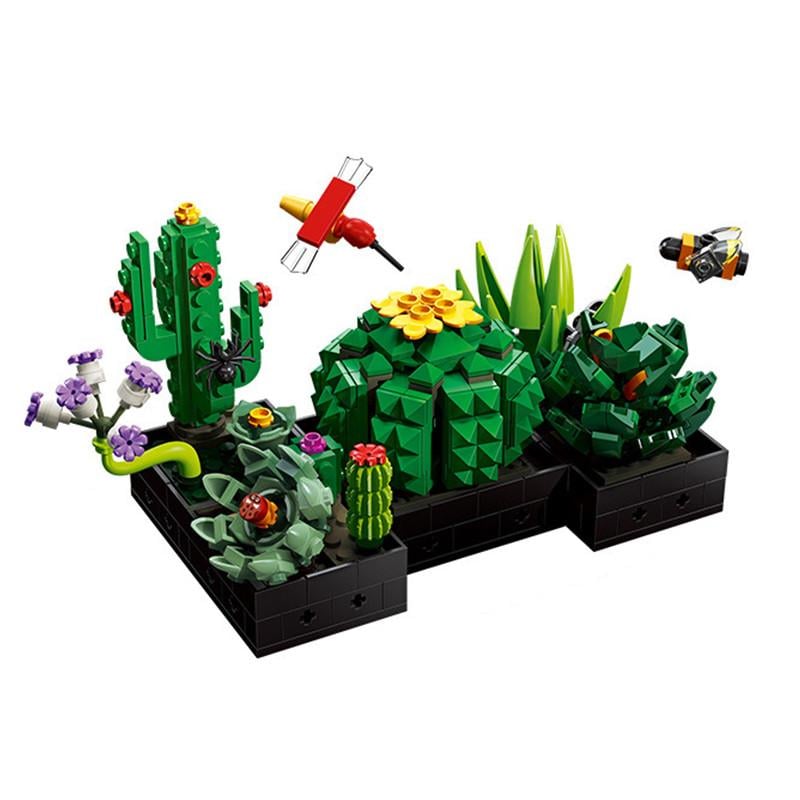 Конструктор 3D пластиковий JIE-STAR 9011 Botanical Garden Succulent 590 дет. (25714175) Конструктор 3D пластиковий JIE-STAR 9011 Botanical Garden Succulent 590 дет. (25714175)