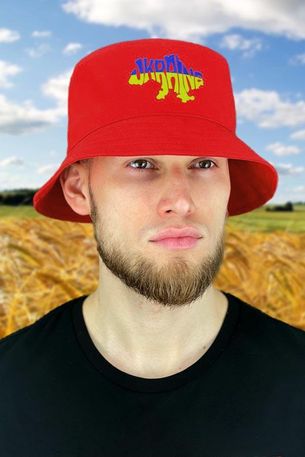 Панама летняя Braxton Ukraine унисекс Красный (1450)
