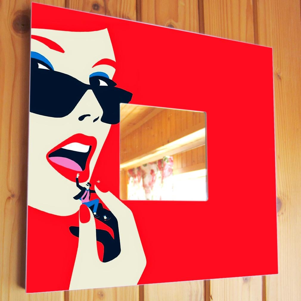 Дзеркало декоративне Красуня 260х260 мм (M00596)