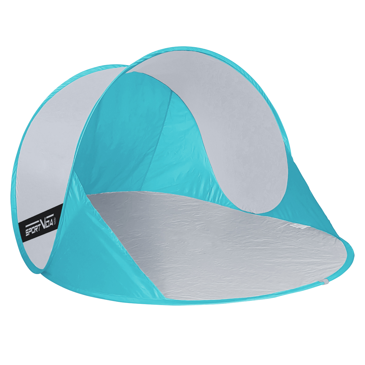 Тент пляжный SportVida 190х120 см Green/Grey (SV-WS0005)