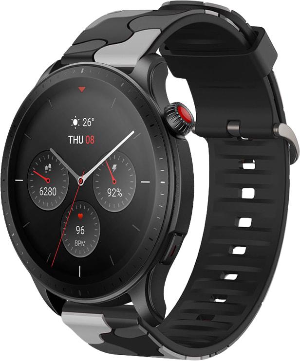 Ремінець Tactic Camouflage для Amazfit GTR 4 Black/Grey (32950-53)