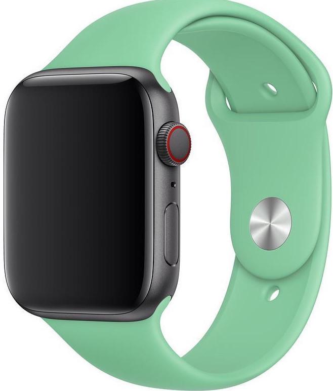 Силиконовый ремешок Band Sport Series for Apple Watch 42/44/45/49mm, Spearmint (зеленый) (HC)