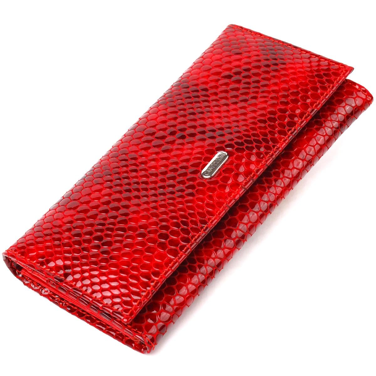 Кошелек женский CANPELLINI Wallet 21655 кожа Красный