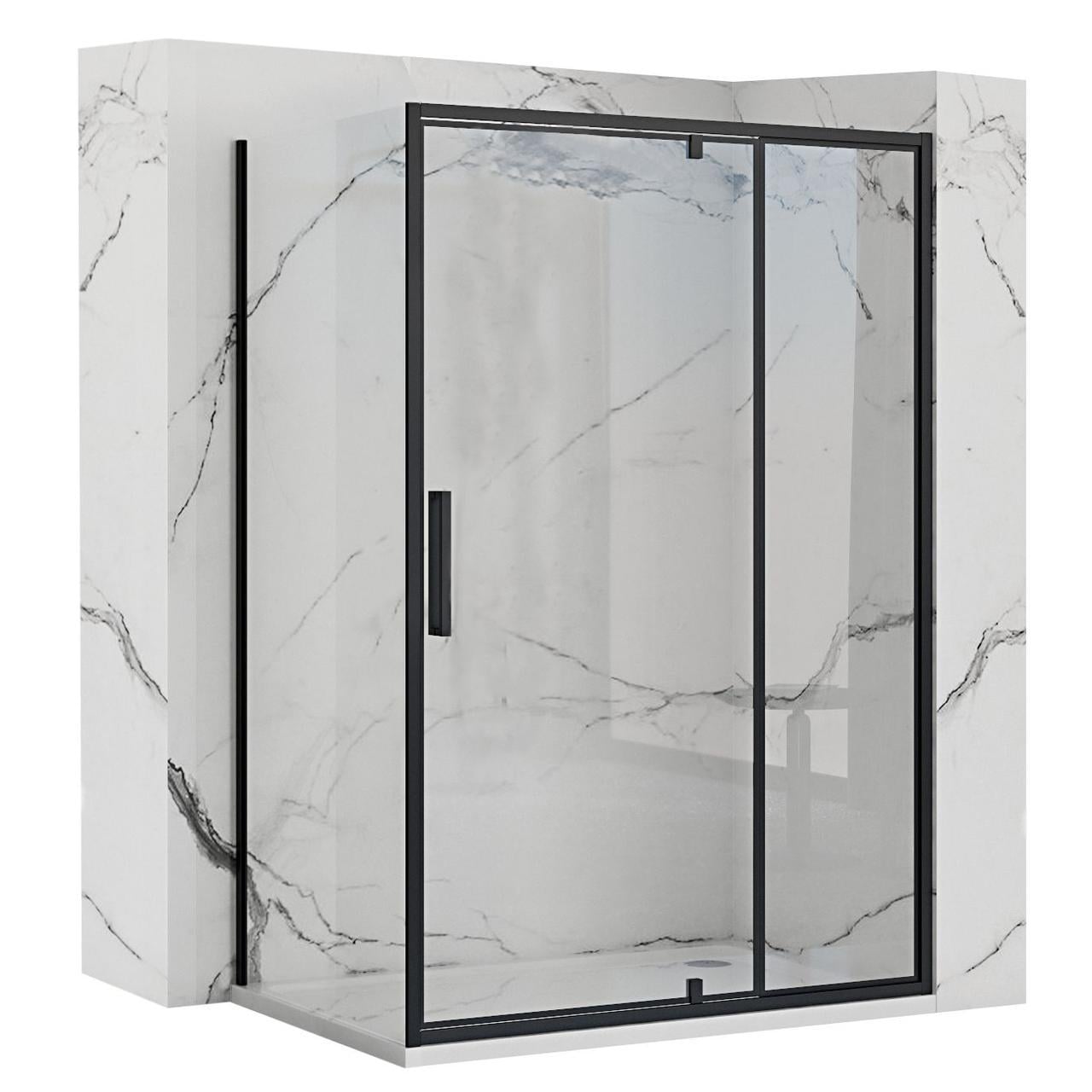 Душевая кабина REA RAPID SWING REA-K6422/REA-K6413 90x120x195 см Черный (153669)