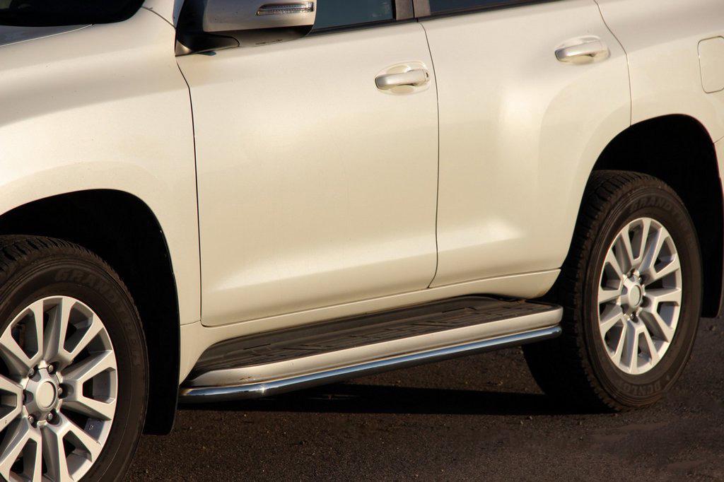 Защита бокового порога CAN BB004 для Toyota Land Cruiser Prado 150 нержавейкавеющая сталь 2 шт. 22756 Защита бокового порога CAN BB004 для Toyota Land Cruiser Prado 150 нержавейкавеющая сталь 2 шт. 22756
