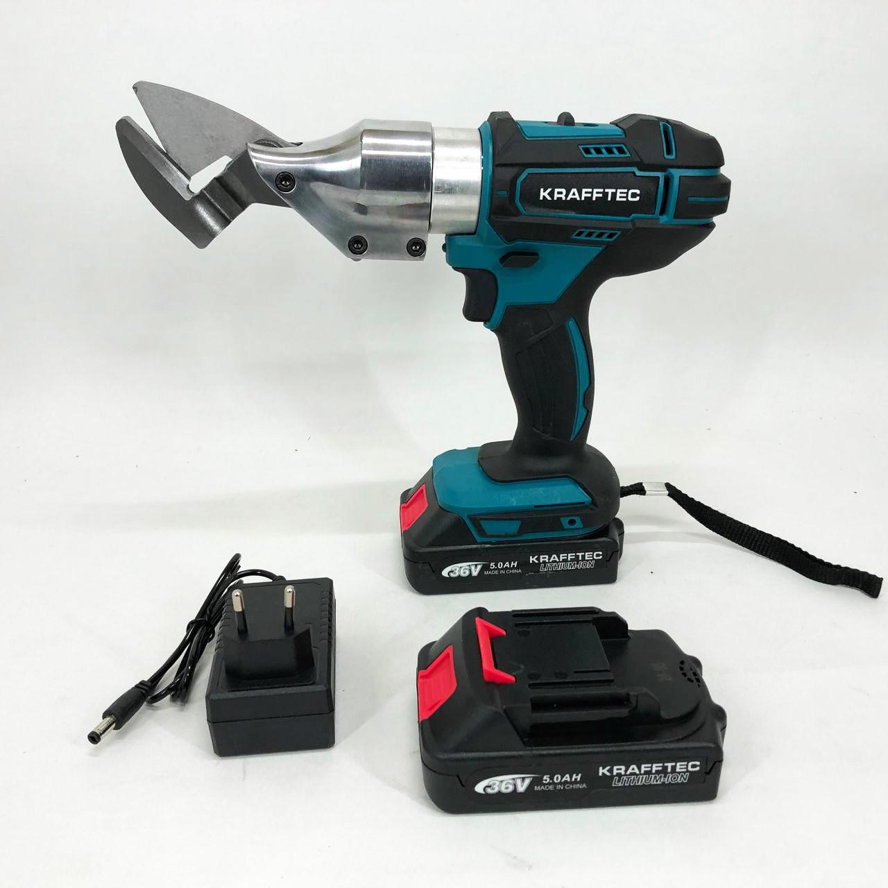 Ножницы для металла Krafftec DJS130R 2 акб аккумуляторные в кейсе 36V/5AP - фото 10 Ножницы для металла Krafftec DJS130R 2 акб аккумуляторные в кейсе 36V/5AP - фото 10