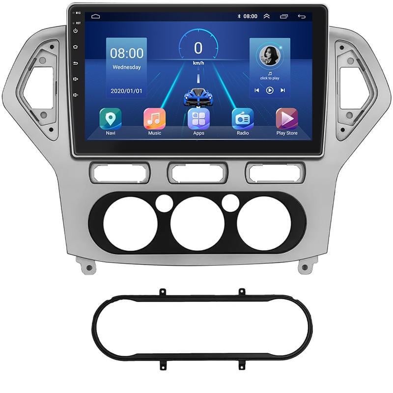 Автомагнитола штатная Lesko для Ford Mondeo IV 2006-2010 10" 6/128Gb 4G Wi-Fi GPS Top MOB