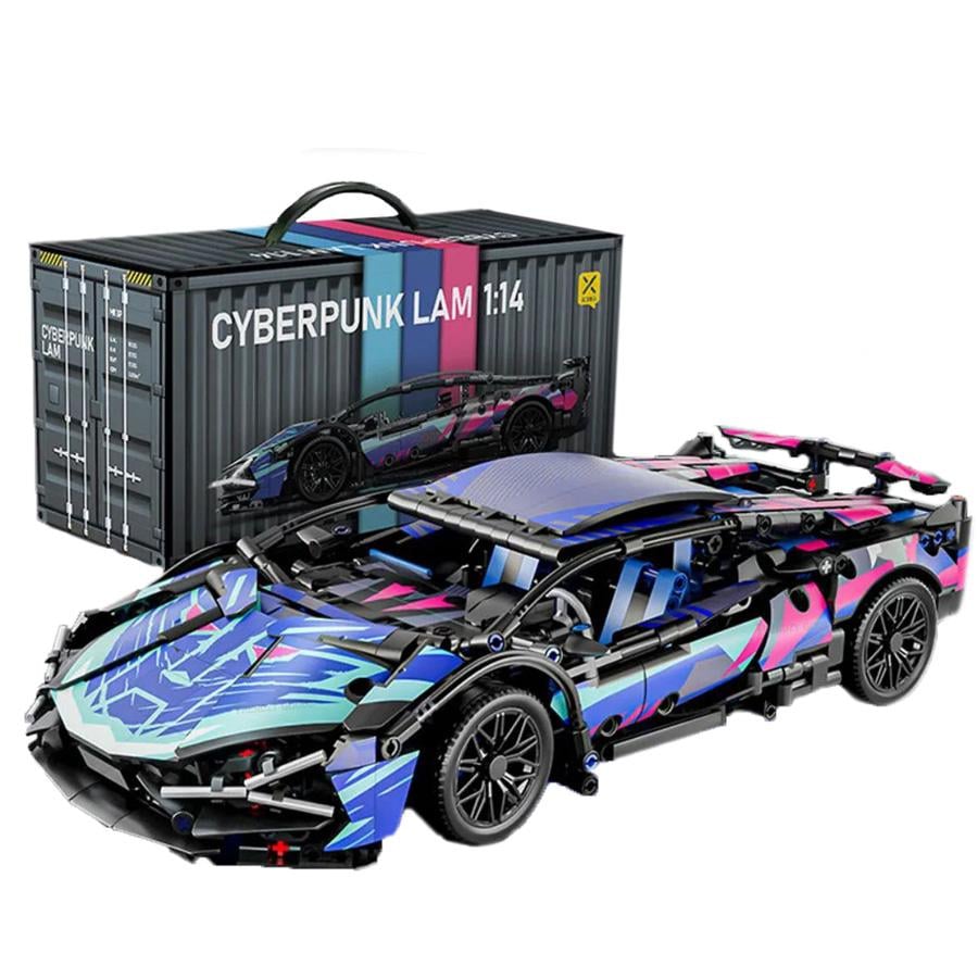 Конструктор Lamborghini Sian FK937 Cyberpunk 1291 деталь 1:14 (29011661)