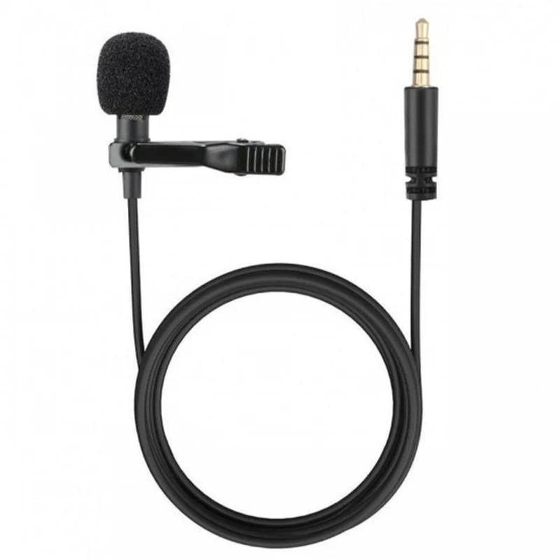 Микрофон петличный Lavalier JH-043 AUX с пенной насадкой (24343opti) Микрофон петличный Lavalier JH-043 AUX с пенной насадкой (24343opti)