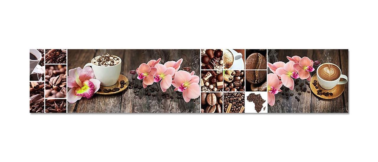 Наліпка вінілова на кухню Zatarga Орхідея і солодощі 600х3000 мм Рожевий (1226517163) Наліпка вінілова на кухню Zatarga Орхідея і солодощі 600х3000 мм Рожевий (1226517163)