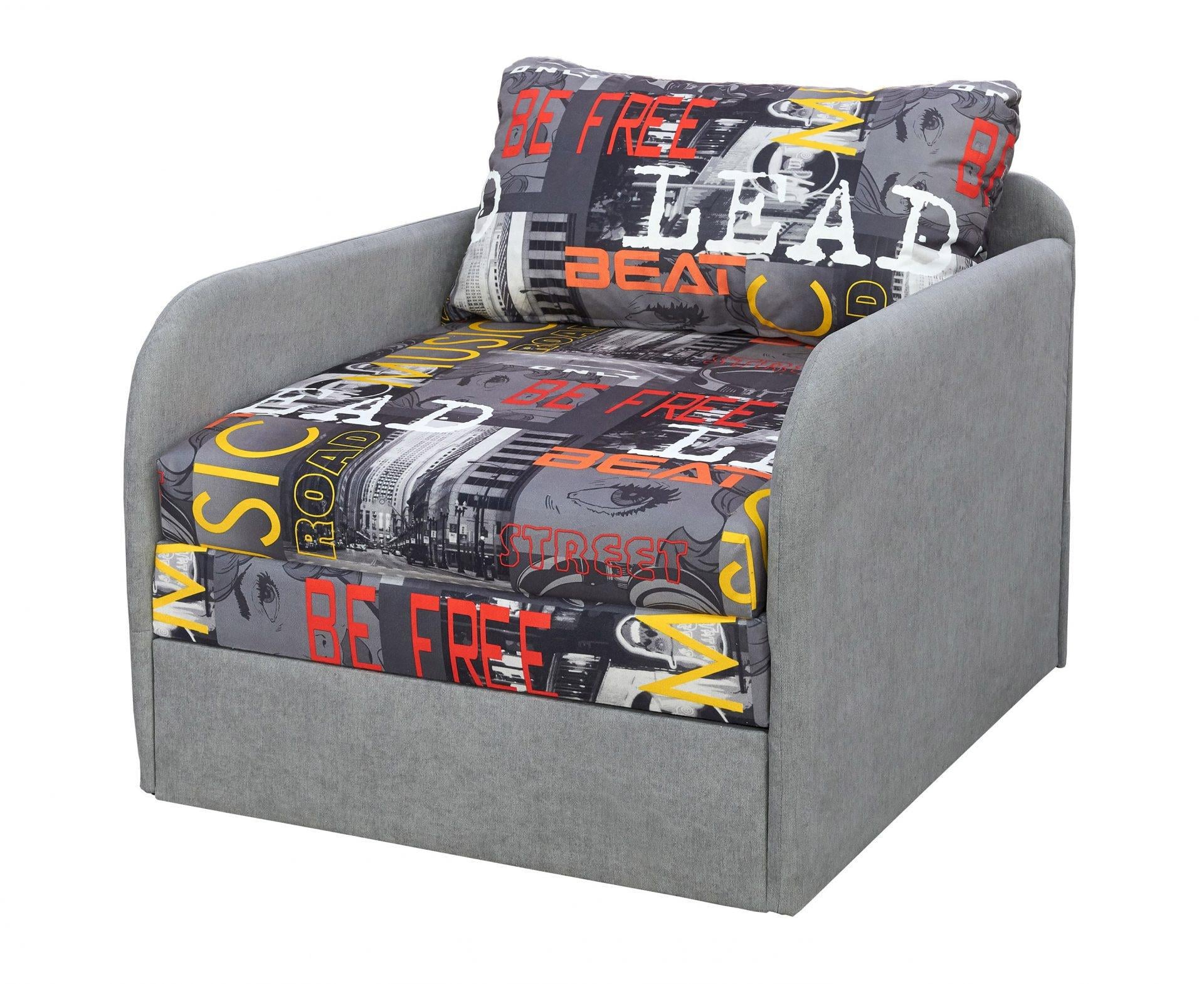 Диван розкладний Мебель-Сервіс Юніор New єврокнижка ДСП/дерево тканина Мюзік Сірий