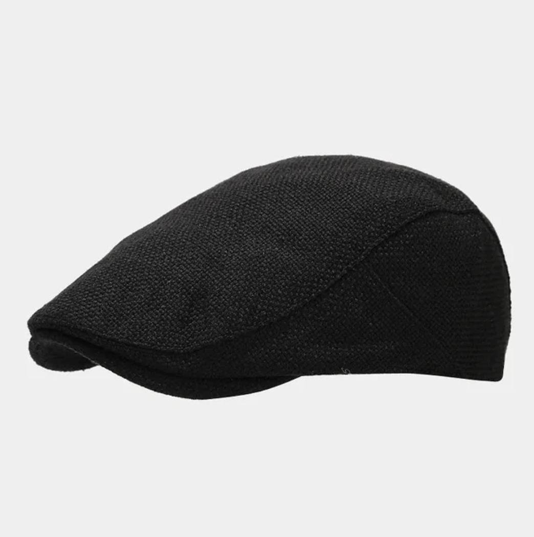 Кепка-берет з регулятором лляна унісекс Чорний (24762856) - фото 1 Кепка-берет з регулятором лляна унісекс Чорний (24762856) - фото 1
