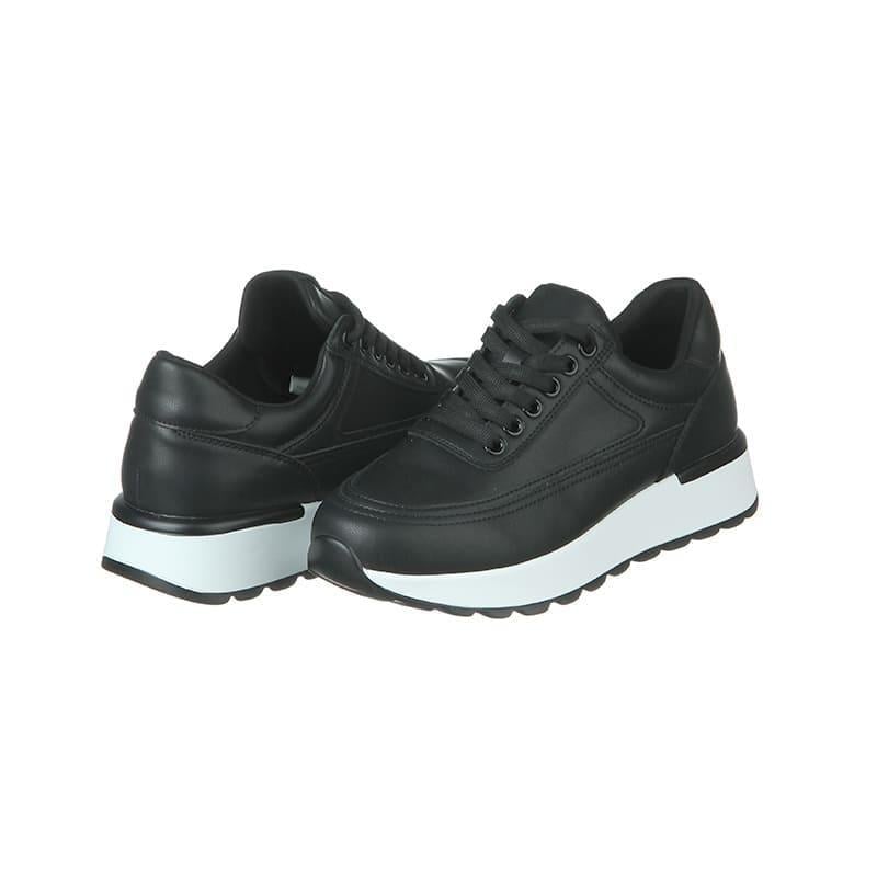 Кроссовки женские Hengji A551-5 кожаные р. 40 Черный (90220)