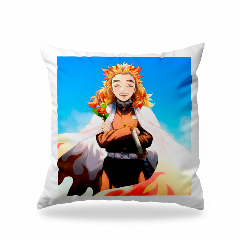 Декоративна подушка Kyojuro Rengoku Demon Slayer 35x35 см (79328)