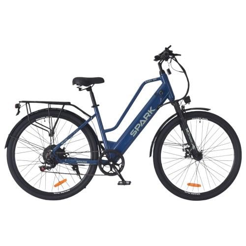 Велосипед с электромотором Spark E-CITY EASY GO 18" 48V 500W 12,5 Ah Синий (000239963)